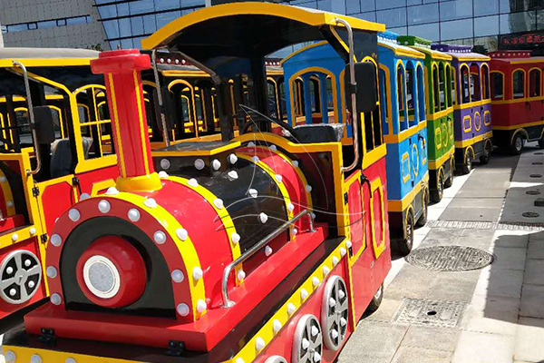 antique train for kids amusement