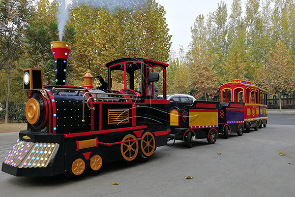 amusement park antique train rides