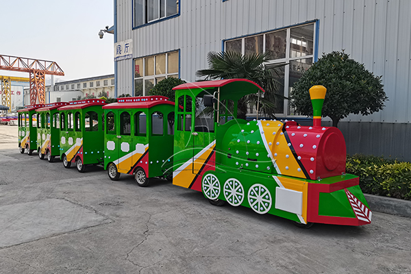 carnival trackless train ride for kids and adults