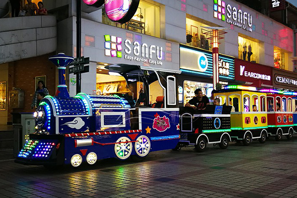 trackless holiday sightseeing train for mall