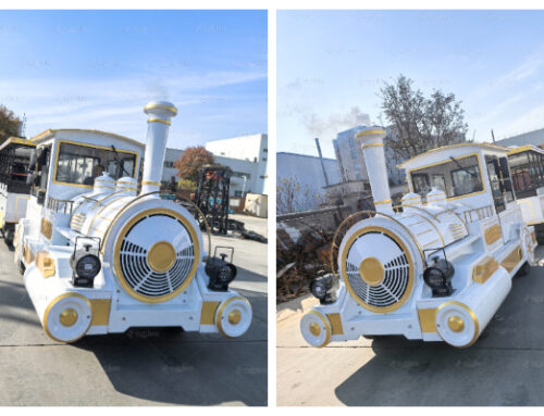 Electric Trackless Train for Sale in Canadian Scenic Spot