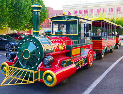 Large Trackless Sightseeing Train In Algeria