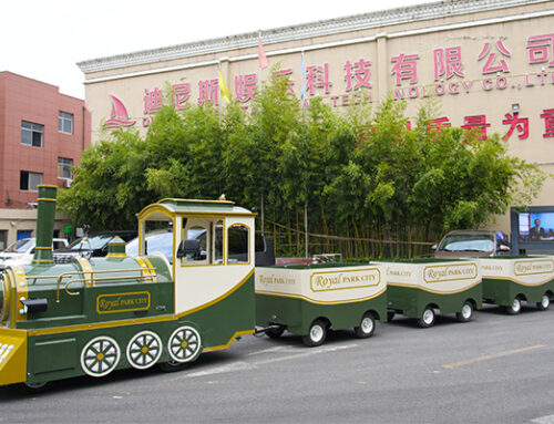 Customized Trackless Trains for the Malaysia City Park