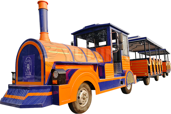 orange resorts amusement train ride