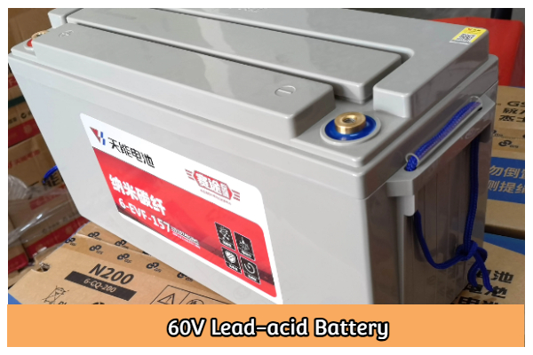 60V lead-acid battery for small electric vehicle