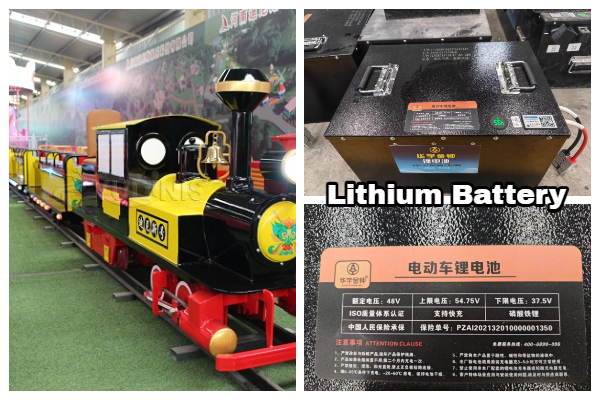 Dinis adult rideable train with lithium battery