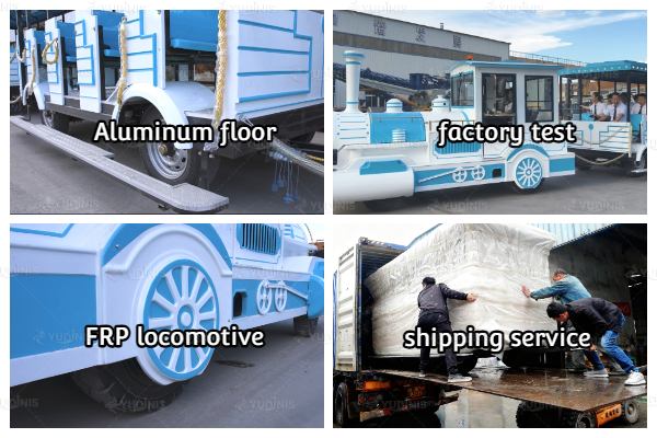 Dinis high-quality trackless tourist train