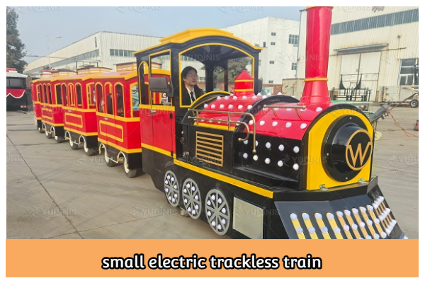 Dinis small battery-powered trackless train