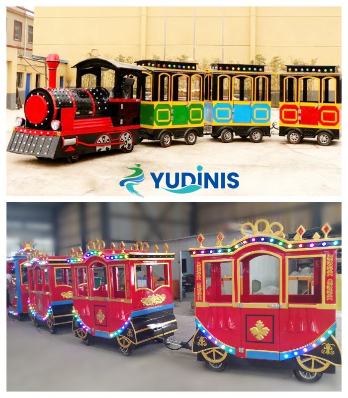 Dinis trackless amusement train for adults