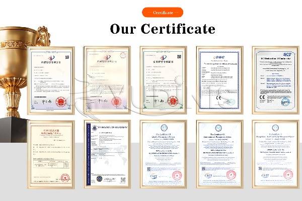 Dinis train amusement ride certificates