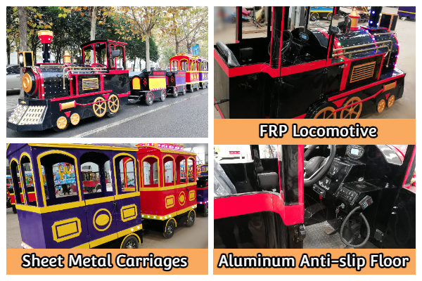 high-quality production materials to build the adult mini train