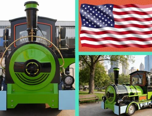 Electric Trackless Train for American City Park